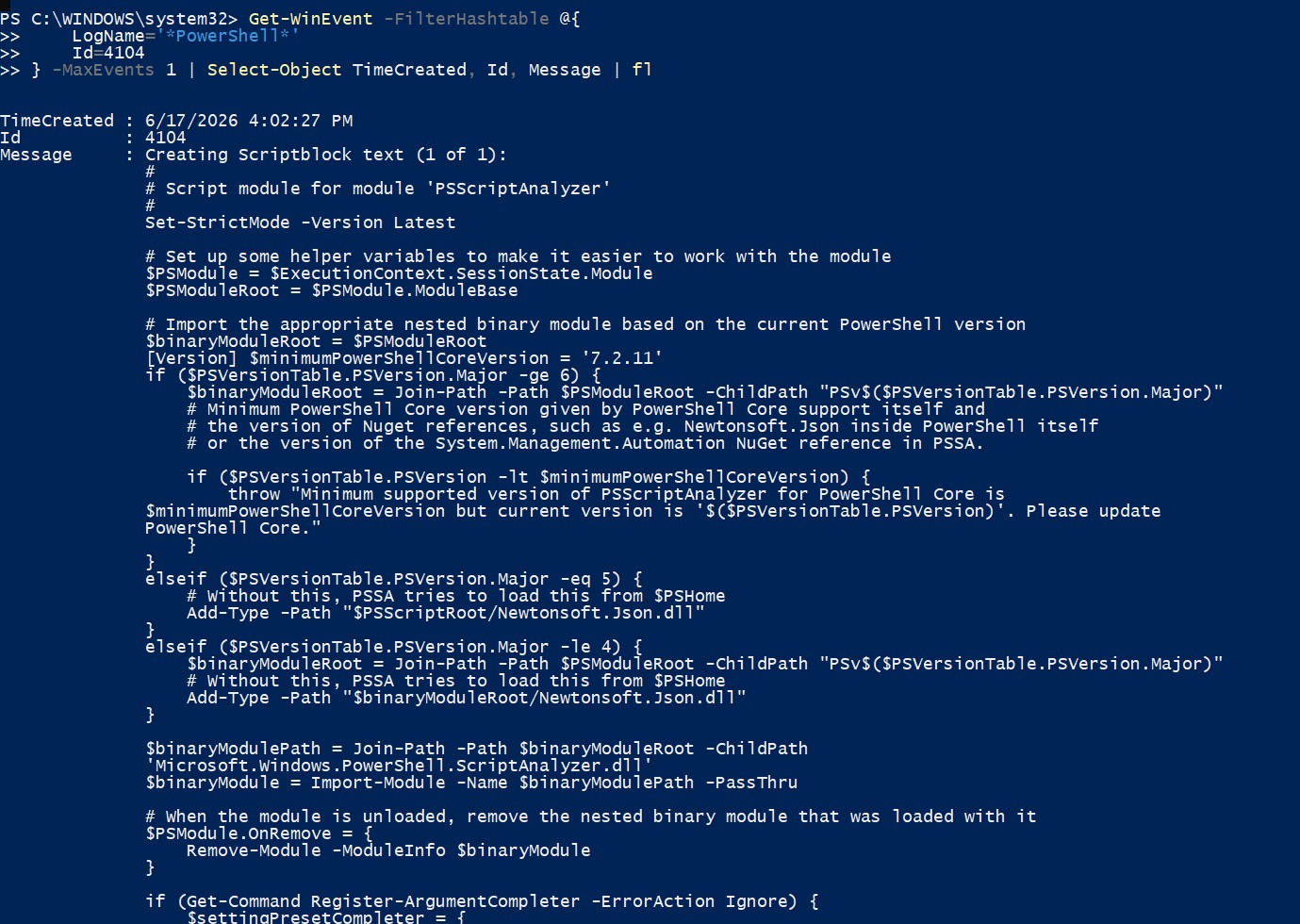 PowerShellTelemetry